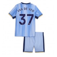 Dres Tottenham Hotspur Micky van de Ven #37 Preč pre deti 2024-25 Krátky Rukáv (+ trenírky)